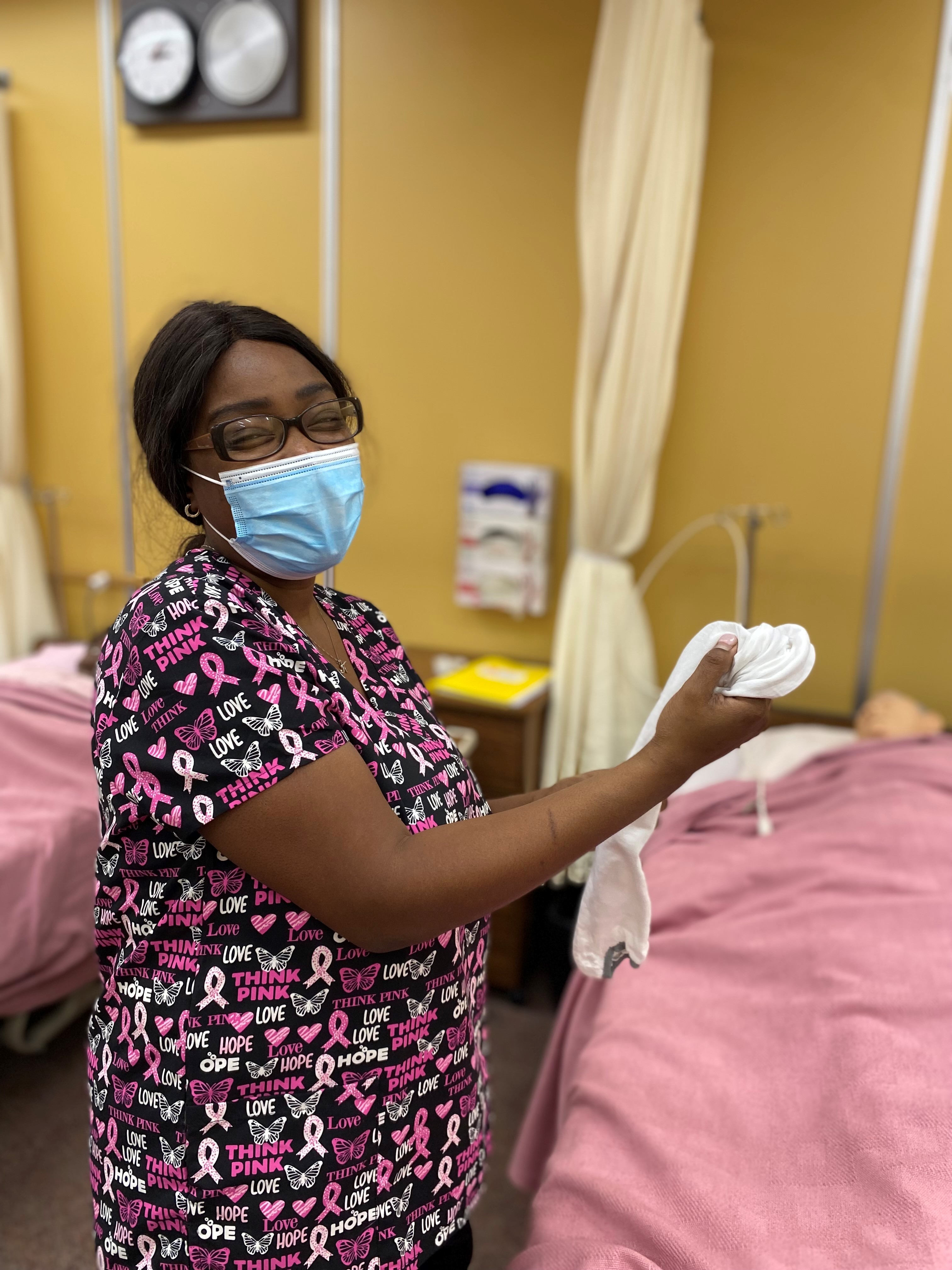 cna nursing student practices