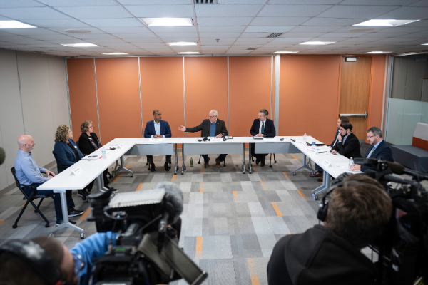 Governor Tim Walz hosts roundtable