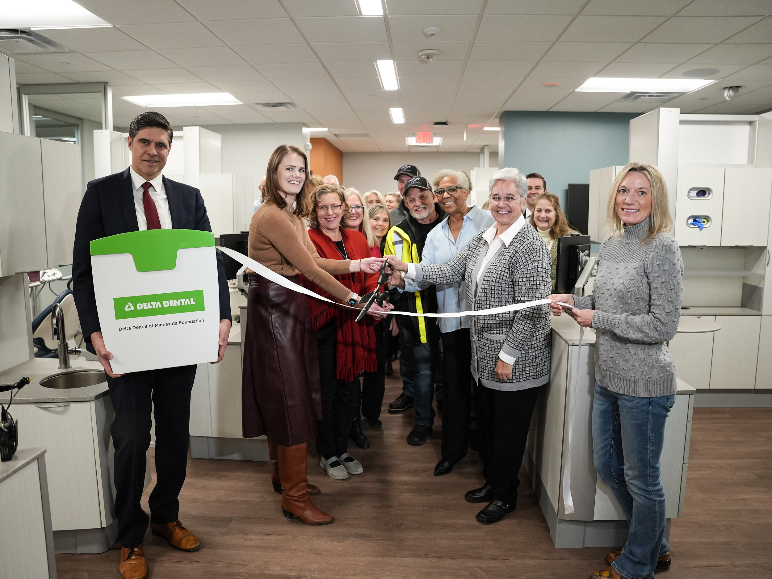 Ribbon-cutting for renovated learning lab