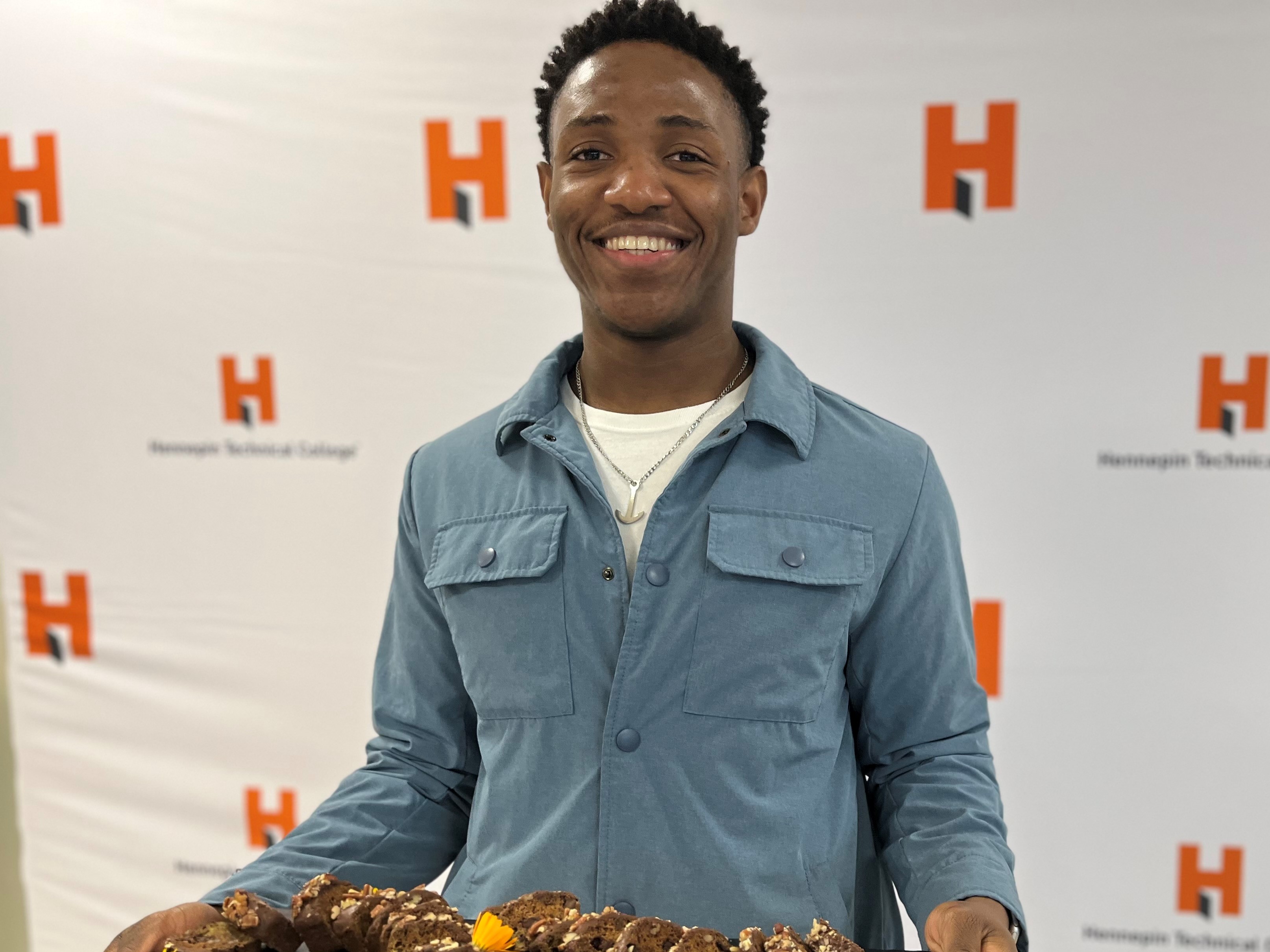 Student bakes bread